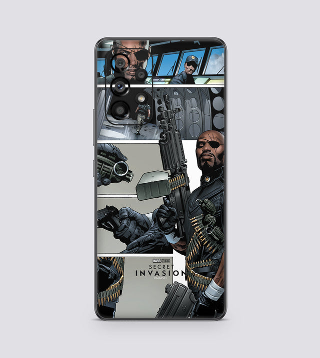 Samsung Galaxy A53 Nick Fury In Action