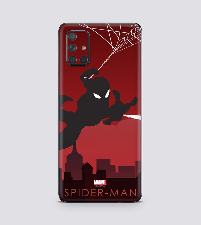 Samsung Galaxy A71 Spiderman Silhouette