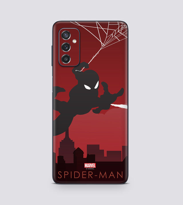 Samsung Galaxy M52 Spiderman Silhouette