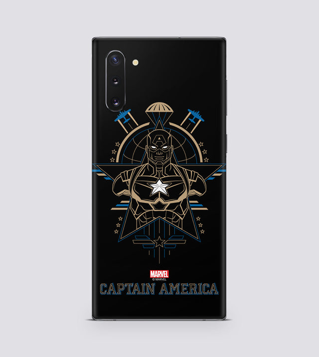 Samsung Galaxy Note 10 Captain America Lineart