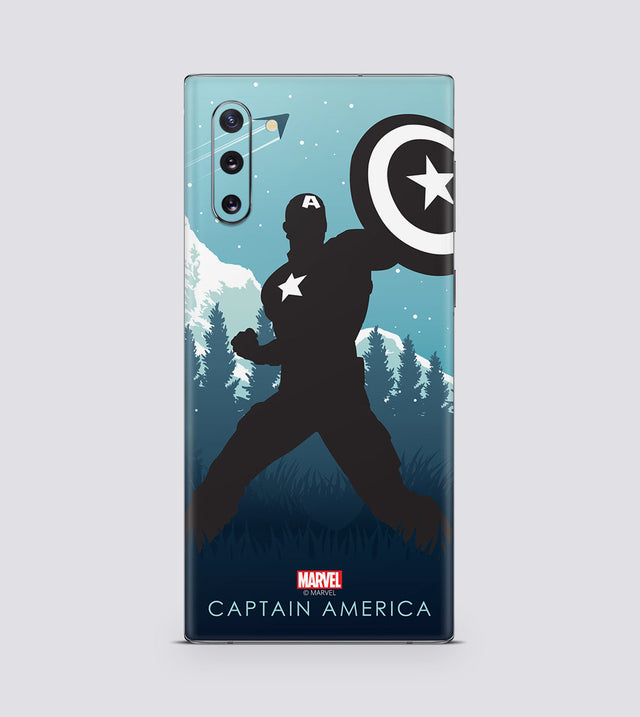Samsung Galaxy Note 10 Captain America Silhouette
