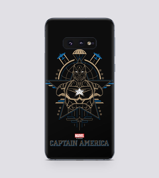 Samsung Galaxy S10 E Captain America Lineart