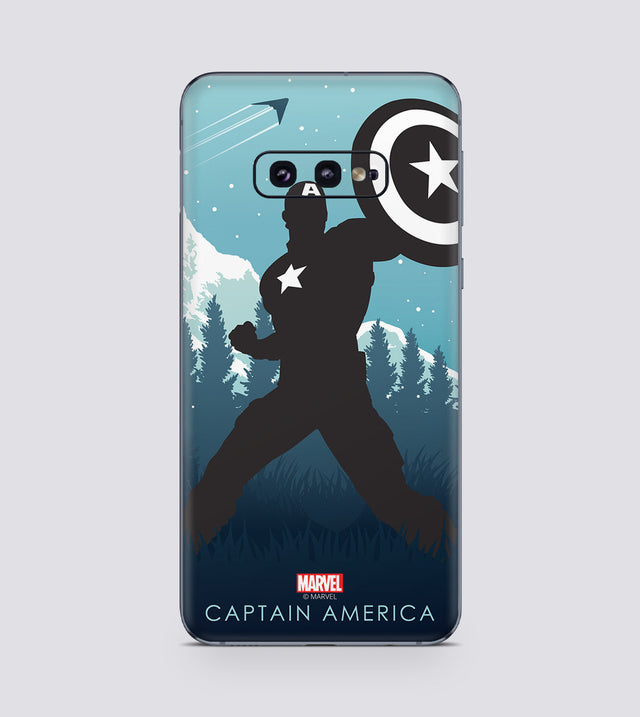 Samsung Galaxy S10 E Captain America Silhouette