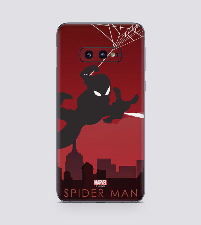 Samsung Galaxy S10 E Spiderman Silhouette