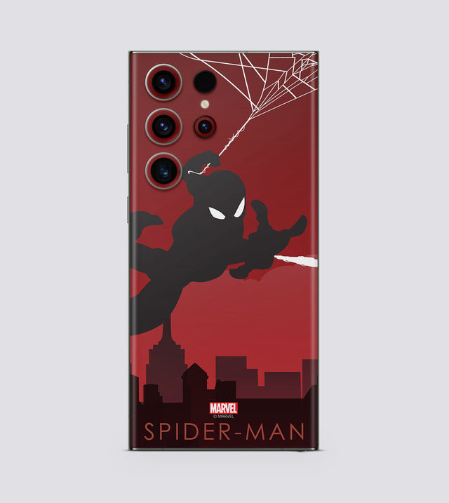 Samsung Galaxy S23 Ultra Spiderman Silhouette