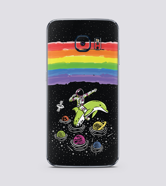 Samsung Galaxy S6 Edge Astro Rainbow
