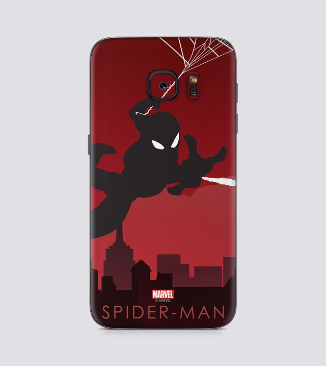 Samsung Galaxy S7 Spiderman Silhouette