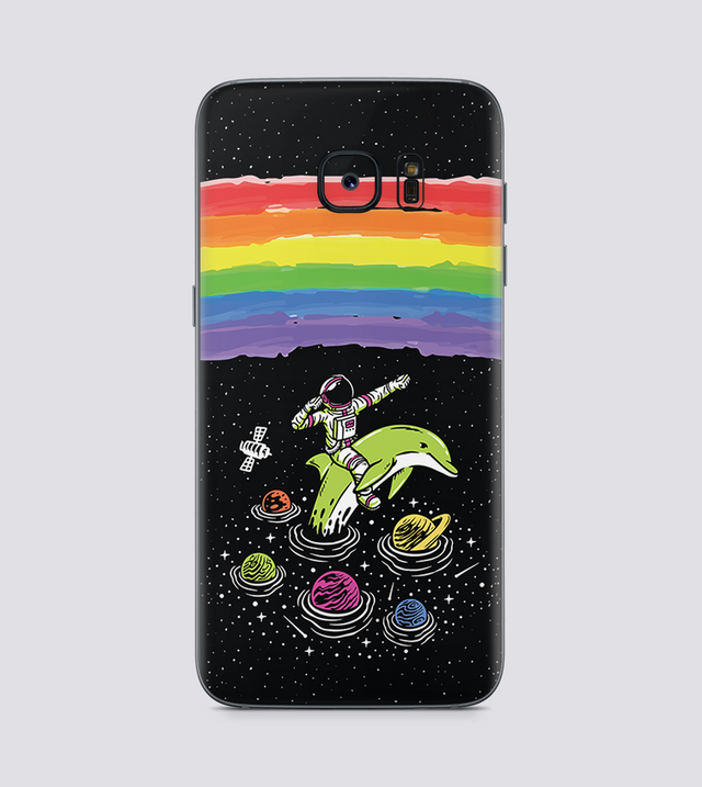 Samsung Galaxy S7 Edge Astro Rainbow