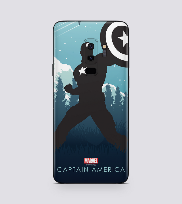 Samsung Galaxy S9 Plus Captain America Silhouette