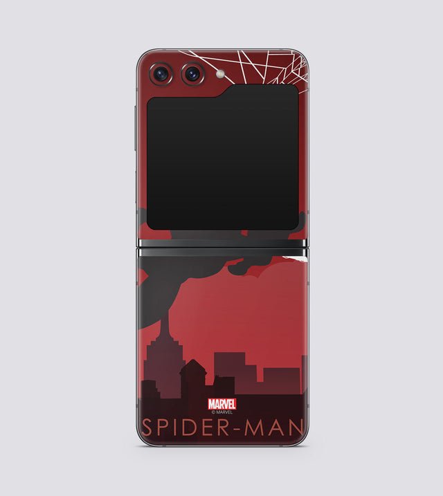 Samsung Galaxy Z Flip 5 Spiderman Silhouette